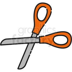 Scissors vector clipart icon
