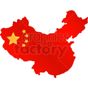 China gradient fill vector design