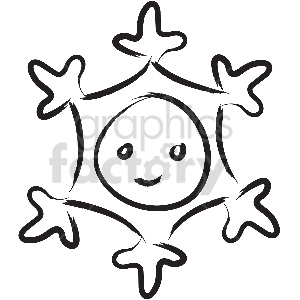 White snowflakes clipart, Black snowflake clip art, Winter holiday clipart