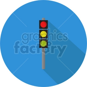 isometric traffic light vector icon clipart 1