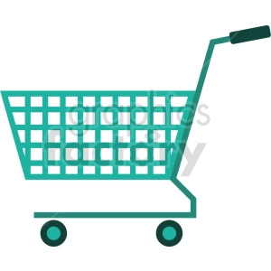isometric shopping cart vector icon clipart 4