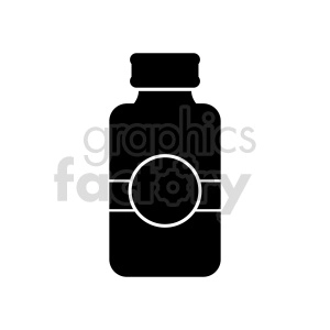 medicine jar vector clipart