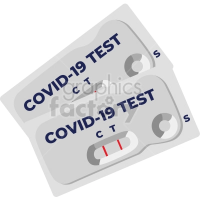 covid 19 test vector clipart