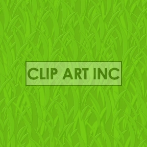 This clipart image features a seamless pattern of green grass. The grass blades are dense and overlapping, creating a lush, vibrant effect.