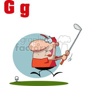 Alphabet Letter G as in Golf