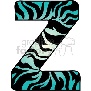 Letter Z Zebra Fur