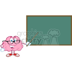 Cartoon Brain Teaching - Educational and Humorous