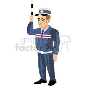 police officer traffic control