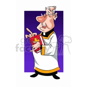priest cartoon character