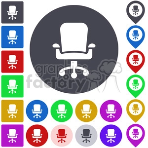 icon button 056 swivel chair