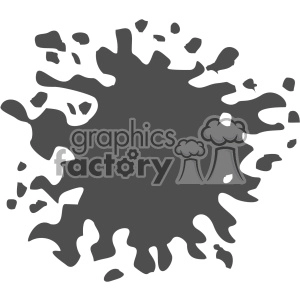paint splat splatter design vector art v6