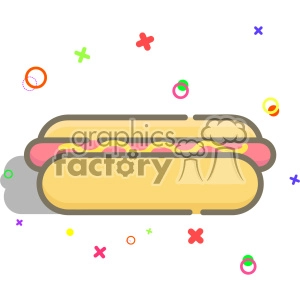 Hotdog vector clip art images