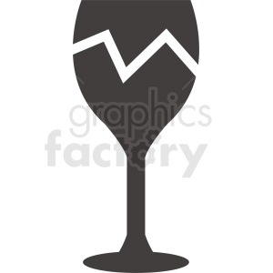 broken wine glass clip art