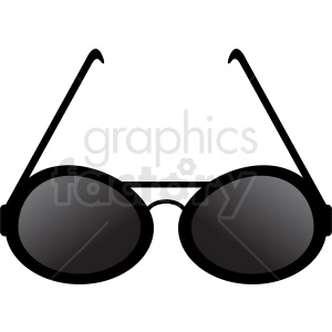 cartoon sunglasses vector clipart