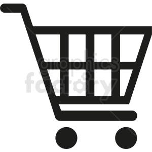 shopping cart vector icon design