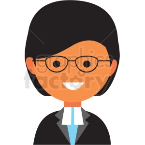 female teacher icon vector clipart
