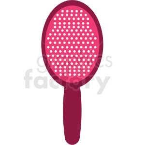 pink brush vector clipart