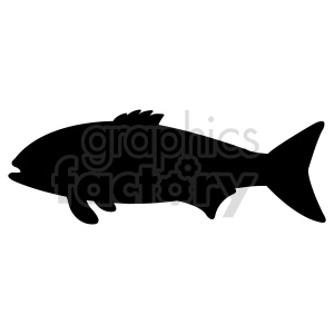 fish silhouette vector outline