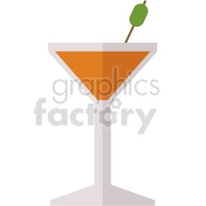 isometric cocktail vector icon clipart 7