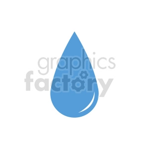 water drop icon vector clipart