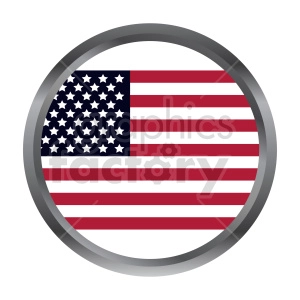 Flag of North America vector clipart 011