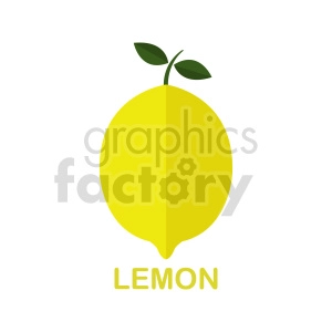 lemon vector clipart