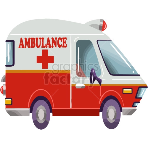 cartoon ambulance clipart