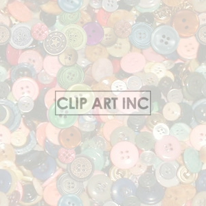 Colorful Assortment of Buttons