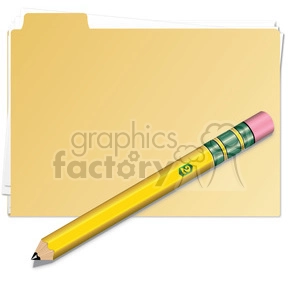 folder with pencil