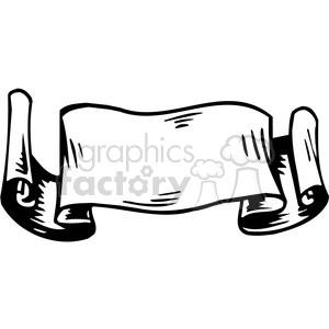 This is a clipart image of a blank scroll with rolled ends.