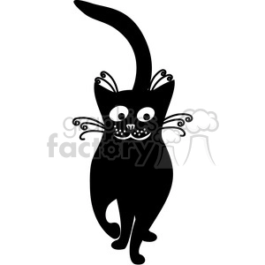 Black Cartoon Cat