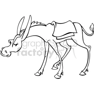 Democrat cartoon donkey