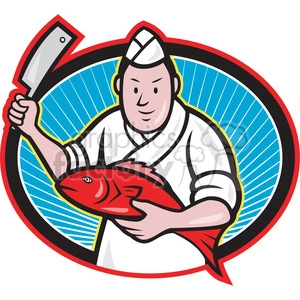 japanese sushi chef fish knife OVAL