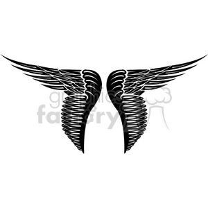 Black Symmetrical Wing