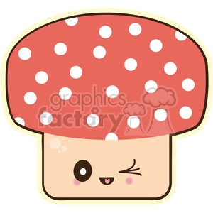 Mushroom vector clip art image