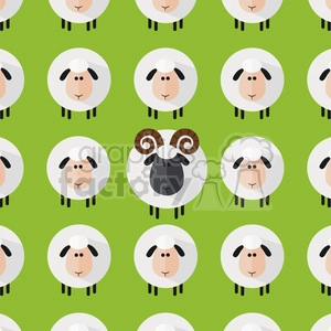 Funny Sheep and Unique Ram Pattern