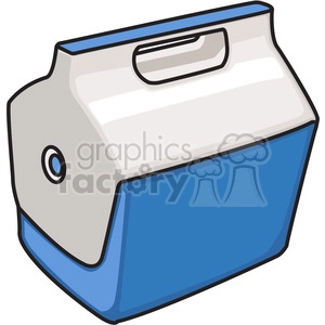 blue closed cooler