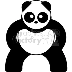 panda symmetrical bear