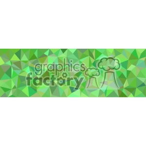 Abstract Green Polygonal Mosaic Background