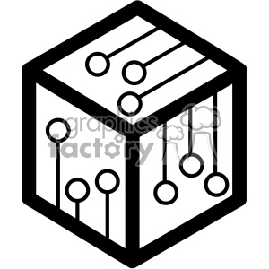 blockchain node vector icon