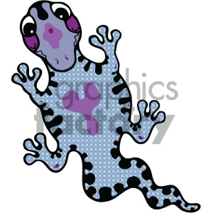 cartoon clipart gecko 003 c