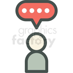 messaging chat vector icon