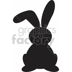easter bunny ear down svg cut file