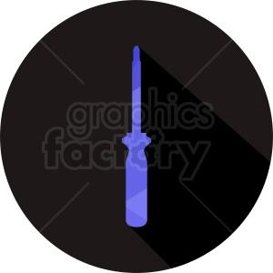 purple screwdriver circle icon