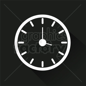 clock vector design on dark square background