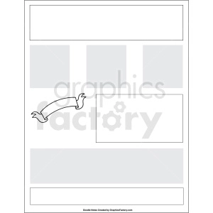doodle notes printable template with boxes
