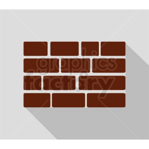 red brick wall vector icon design