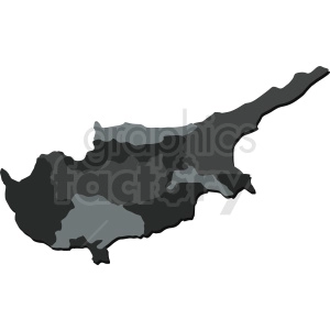 cipro map regions vector