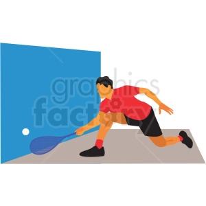 olympic racquetball vector clipart