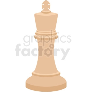 chess king piece vector clipart